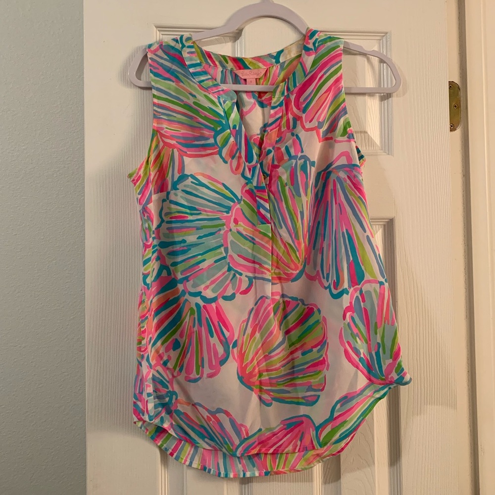 Lilly Pulitzer silk blouse